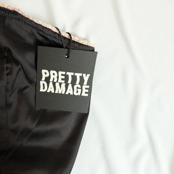 Pretty Damage Lace-Up NWT Corset Top - Picture 3 of 5